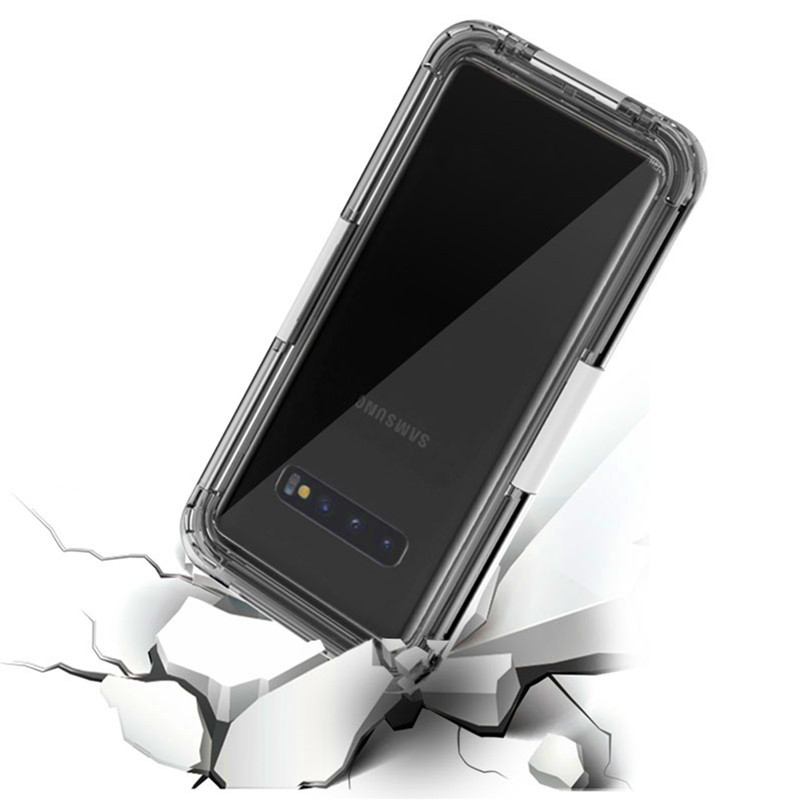 Telefon sager med vand i dem telefon vand beskytter liv sag til Samsung S10 (hvid)